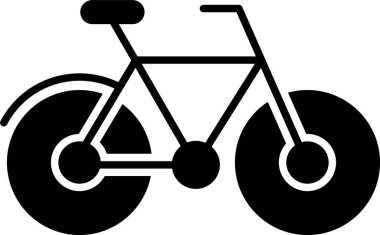Bisiklet Kabartma Simgesi Tasarımı