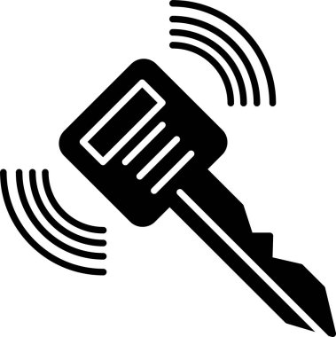 Akıllı Anahtar Kabartma Simgesi Tasarımı