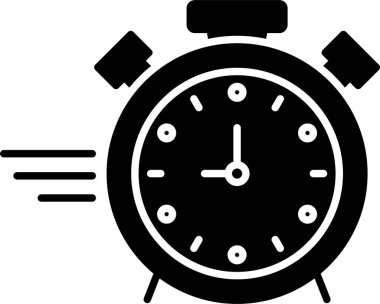 Stopwatch Glyph Simge Tasarımı