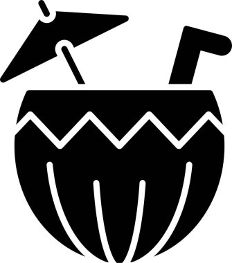 Hindistan cevizi Kabartma Simgesi Tasarımı