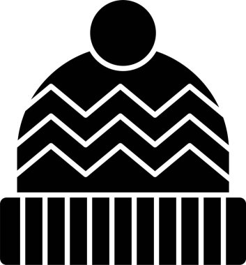 Örgü Şapka Kabartma Simgesi Tasarımı