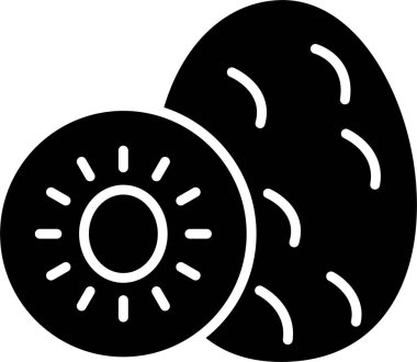 Kiwi Kabartma Simgesi Tasarımı