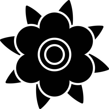 Dahlia Kabartma Simgesi Tasarımı
