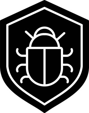 Antivirüs Kabartma Simgesi Tasarımı