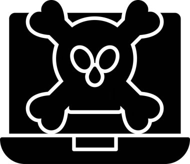 Kötü Yazılım Kabartma Simgesi Tasarımı