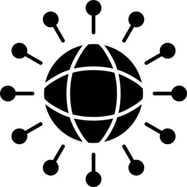 Küreselleşme Kabartma Simgesi Tasarımı