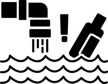 Su Kirliliği Kabartma Simgesi Tasarımı