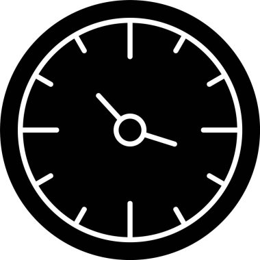 Saat Kabartma Simgesi Tasarımı