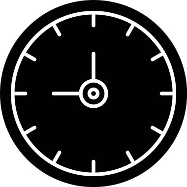 Saat Kabartma Simgesi Tasarımı