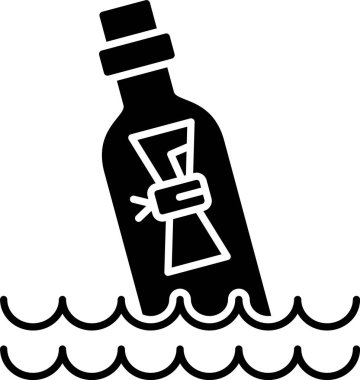 Şişedeki İleti Simgesi Tasarımı