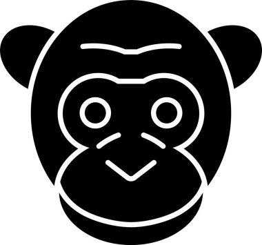 Goril Kabartma Simgesi Tasarımı