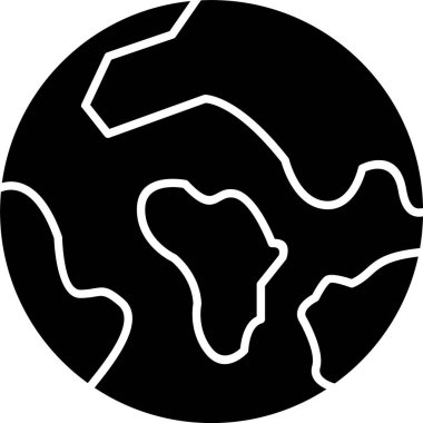 Dünya Kabartma Simgesi Tasarımı