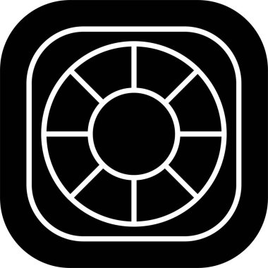 Lifebuoy Glyph Simge Tasarımı