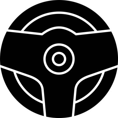 Direksiyon tekeri simgesi tasarımı