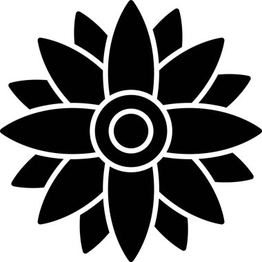 Ayçiçeği Kabartma Simgesi Tasarımı