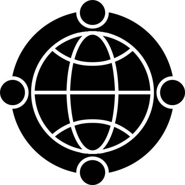 Globe Glyph Simge Tasarımı
