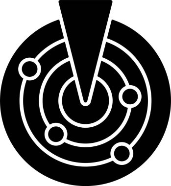 Radar Kabartma Simgesi Tasarımı