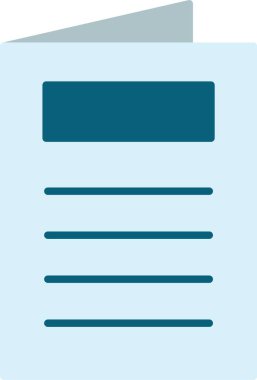 Kartpostal Düz Simge Tasarımı