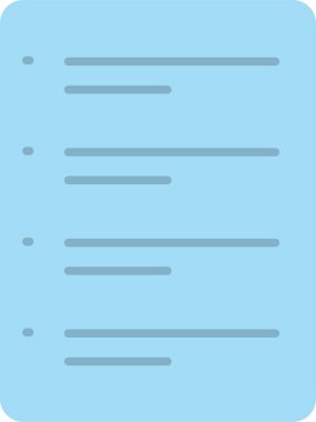 Yapılacaklar Listesi Düz Simgesi Tasarımı