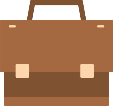 Bavul Düz Simge Tasarımı