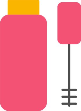 Mascara Düz Simge Tasarımı