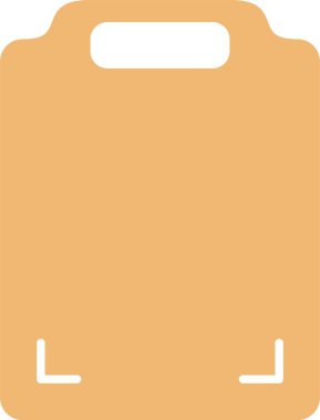 Kesme Tahtası Düz Simge Tasarımı