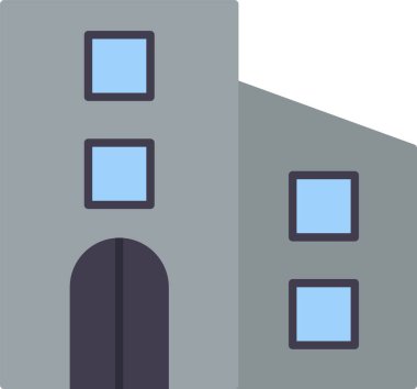 Kentselcilik Düz Simge Tasarımı