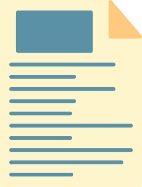 Dosya Düz Simge Tasarımı