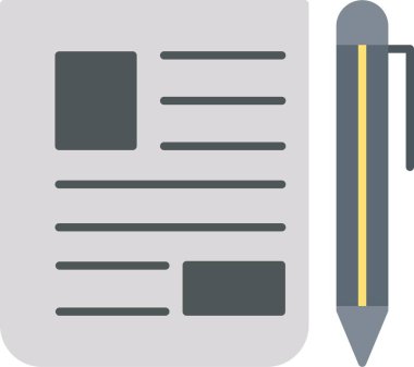 Günlük Düz simgesi tasarımı