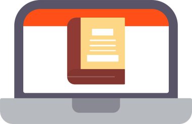 Düz Öğrenme Simgesi Dizaynı