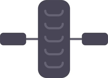 Tekerlek Düz Simgesi Tasarımı