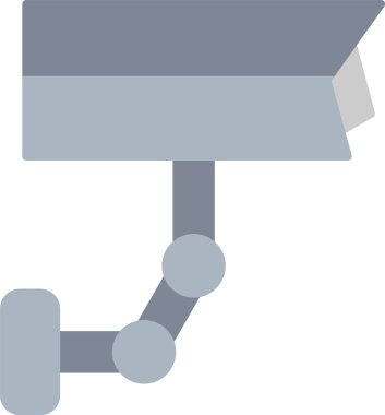 CCTV Düz Simge Tasarımı