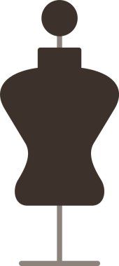 Mannequin Düz Simge Tasarımı
