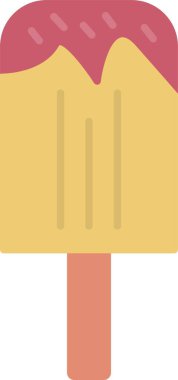 Dondurma Düz Simgesi Tasarımı