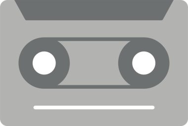 Kaset düz simgesi tasarım