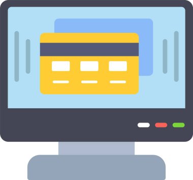 Düz Ödeme Düz Simgesi Tasarımı