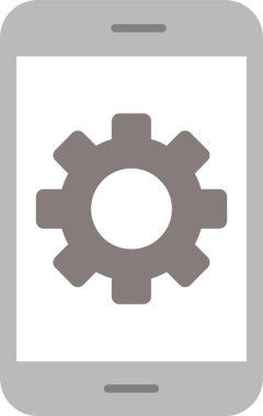 telefoon platte pictogram ontwerp