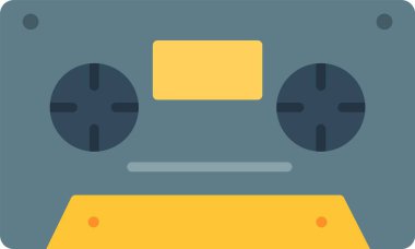 Kaset düz simgesi tasarım