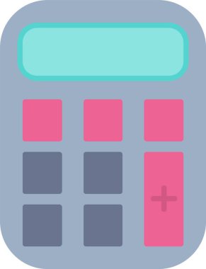 hesap makinesi düz simgesi tasarım