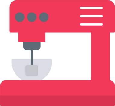 Elektrik Karıştırıcı Düz Simge Tasarımı