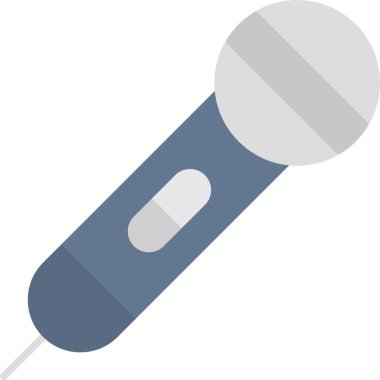 Karaoke Düz Simge Tasarımı