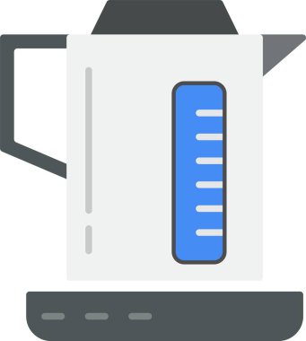 Elektrikli Kettle Düz Simge Tasarımı