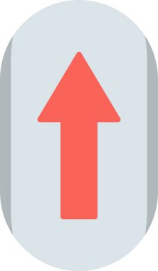 Düz Simge Tasarımı Yukarı Kaydır