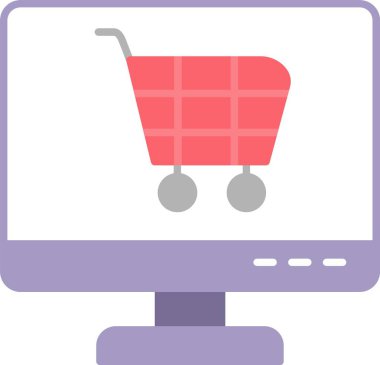 Etrade Düz Simge Tasarımı