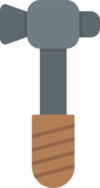 Düz simgesi tasarım çekiç