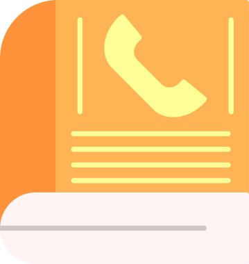 Kişi Defteri Düz Simge Tasarımı