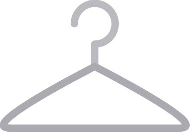 Kumaş Askısı Düz Simge Tasarımı