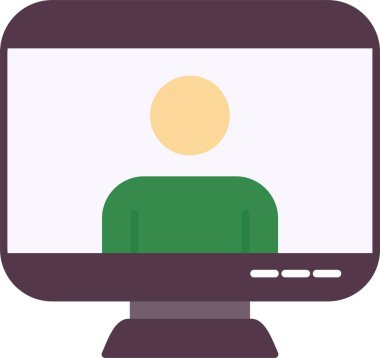 Kullanıcı Düz Simgesi Tasarımı