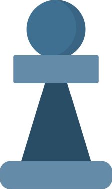 Piyon Düz Simgesi Tasarımı