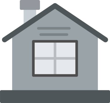 Ev Düz Simgesi Tasarımı